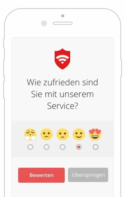 Gästezufriedenheit mobile Ansicht